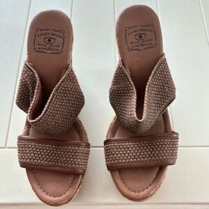 Like new Lucky Brand wedges